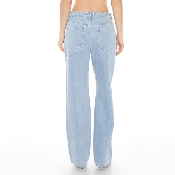 LN — Distressed Rhinestone Jean — Forever 21 - Picture 3 of 3